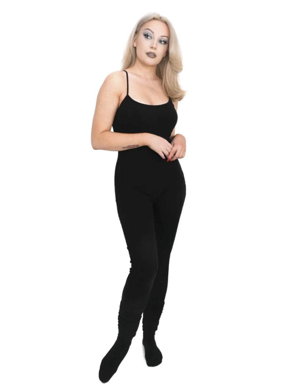Foxblood Spaghetti Strap Jumpsuit